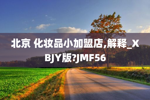 北京 化妆品小加盟店,解释_XBJY版?JMF56