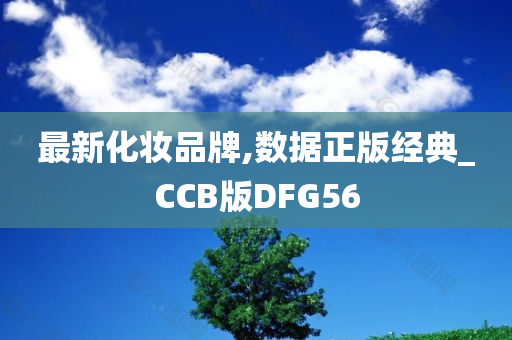 最新化妆品牌,数据正版经典_CCB版DFG56