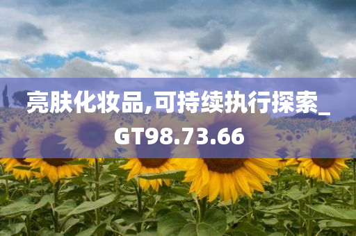 亮肤化妆品,可持续执行探索_GT98.73.66