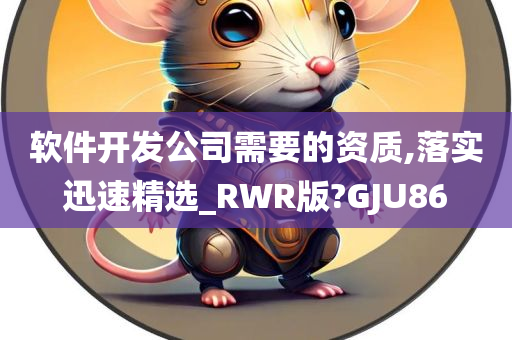 软件开发公司需要的资质,落实迅速精选_RWR版?GJU86