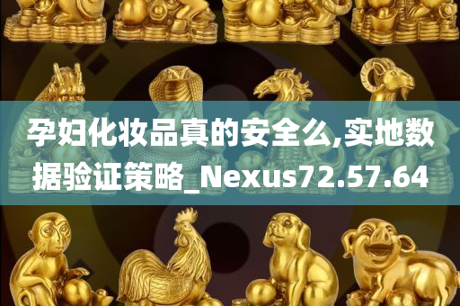 孕妇化妆品真的安全么,实地数据验证策略_Nexus72.57.64