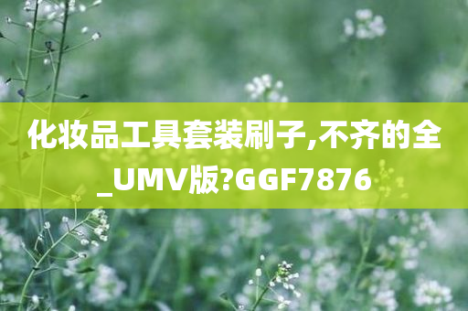 化妆品工具套装刷子,不齐的全_UMV版?GGF7876