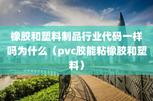 橡胶和塑料制品行业代码一样吗为什么（pvc胶能粘橡胶和塑料）